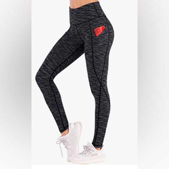 Ewedoos Other Gray Spacedye Active Leggings Yoga Pants With Pockets